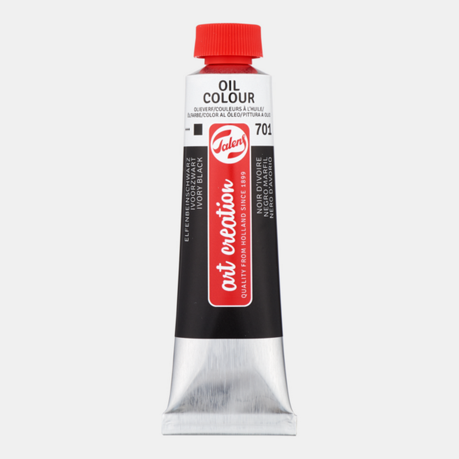 Краска масляная Art Creation туба 40мл №701 Черный жженая кость фото 1 — PalitraMastera