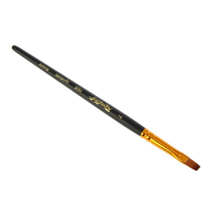 Синтетика пл.п/колонок ручка кор.черная №07 /Roubloff /1S25 — PalitraMastera