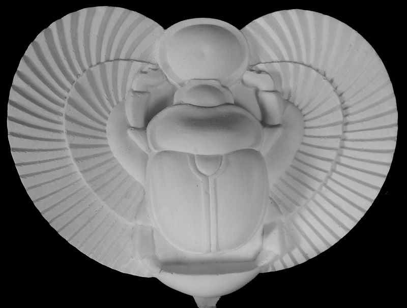 Основа жук-скарабей, гипс (арт.40-410)--- фото 1 &mdash; PalitraMastera