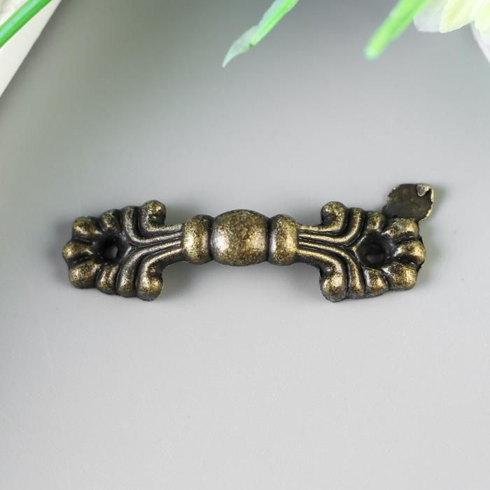 Ручка для шкатулки металл "Классика" бронза 4,2х1,3 см 1753763 фото 1 &mdash; PalitraMastera