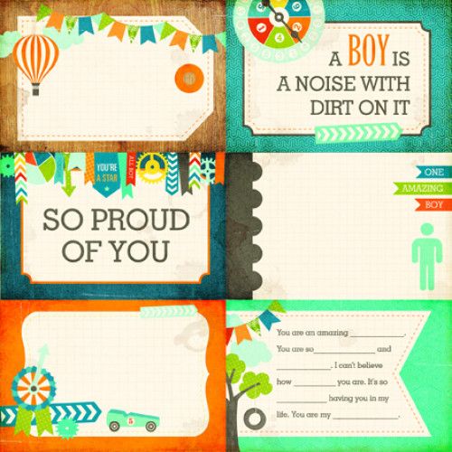 Бумага 30*30 см Journaling Cards AAB44011 фото 1 &mdash; PalitraMastera