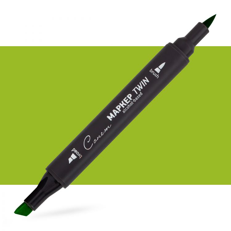 Маркер спиртовой Сонет Twin Brush, абсент — PalitraMastera