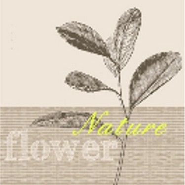 Салфетка трехслойная 33*33 "Природа" бежевая АКЦИЯ!! фото 1 — PalitraMastera