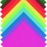 FOLIA Цветная бумага для оригами 10х10см, 70г/м2, 100л, 10цветов ассорти --- фото 2 — PalitraMastera