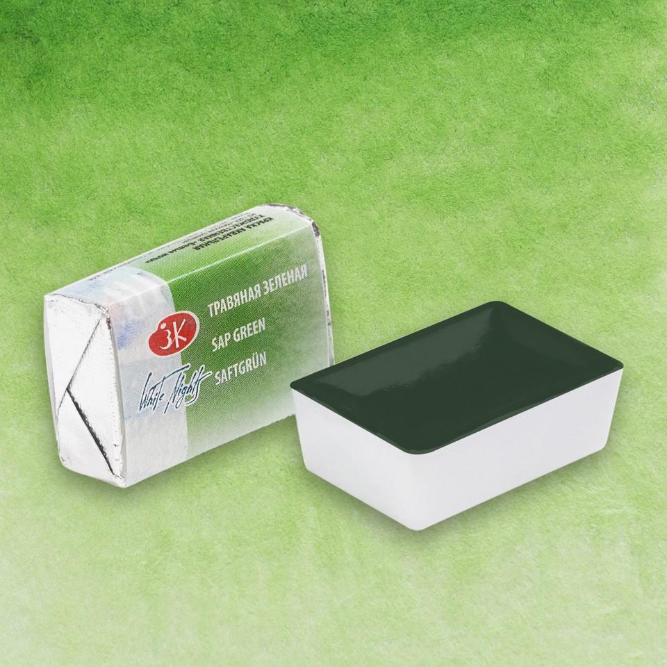 Травяная зеленая акварель Белые ночи кювета 2,5 мл фото 1 — PalitraMastera