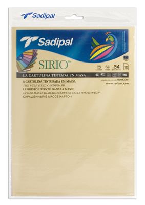 Картон цв. SADIPAL A4 10 пастельн. цветов, 10л. 170гр., &quot;SIRIO&quot; — PalitraMastera