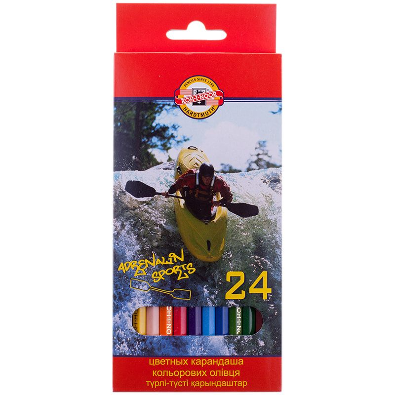 Карандаши  "Спорт" 24 цв./Koh-I-Noor фото 1 &mdash; PalitraMastera