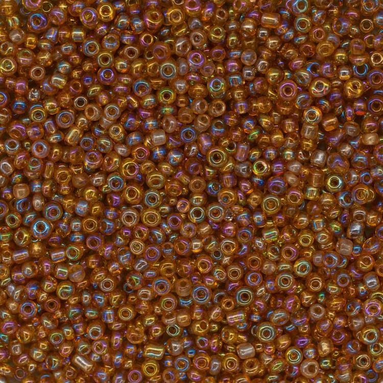 Бисер Astra&amp;Craft 11/0, 20г (162B золотой/прозр.радужный) — PalitraMastera