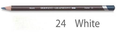 Карандаш акваграфитный Graphitint, круглый корпус 8 мм, грифель - 4 мм, цвет -  24 Белый фото 1 &mdash; PalitraMastera