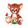 471 Набор для вышивания РС-Студия 'Котенок с ягодкой' 10*12 см фото 1 — PalitraMastera