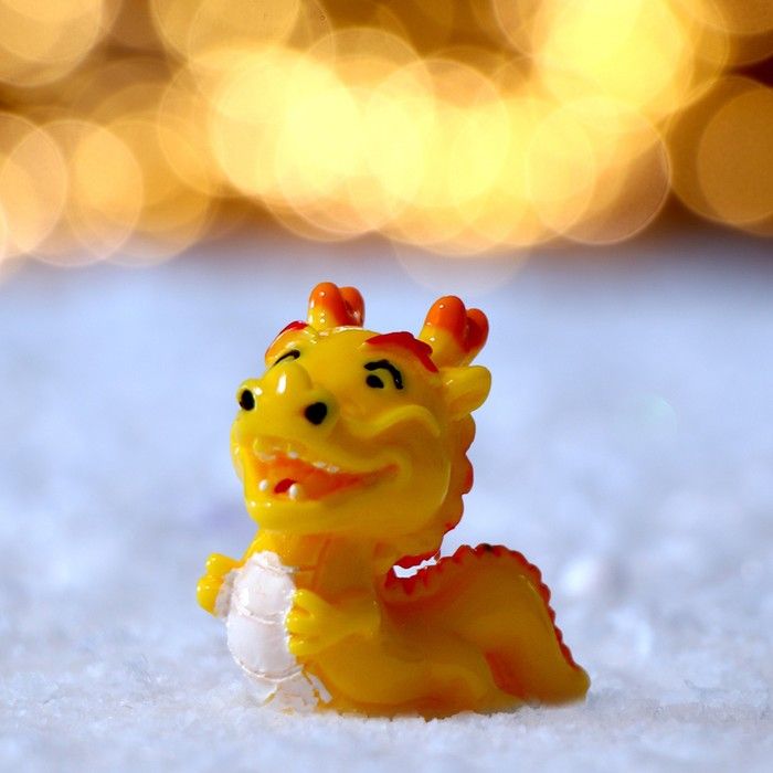 Миниатюра кукольная &quot;Дракон&quot;, набор 2 шт, размер 1 шт 2,8*3,2 см  9550614 — PalitraMastera