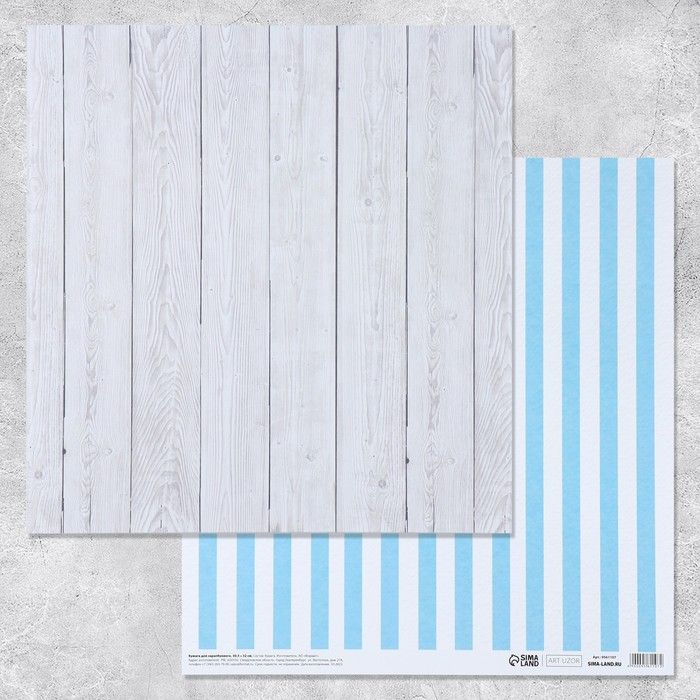 Бумага для скрапбукинга «Белое дерево», 30.5 х 32 см фото 1 &mdash; PalitraMastera