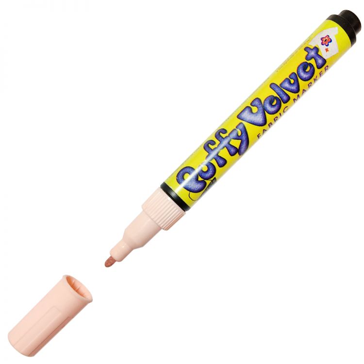 Маркер для ткани с эффектом бархата, 2-3 мм св.-розов. MAR1022/47 /Marvy — PalitraMastera