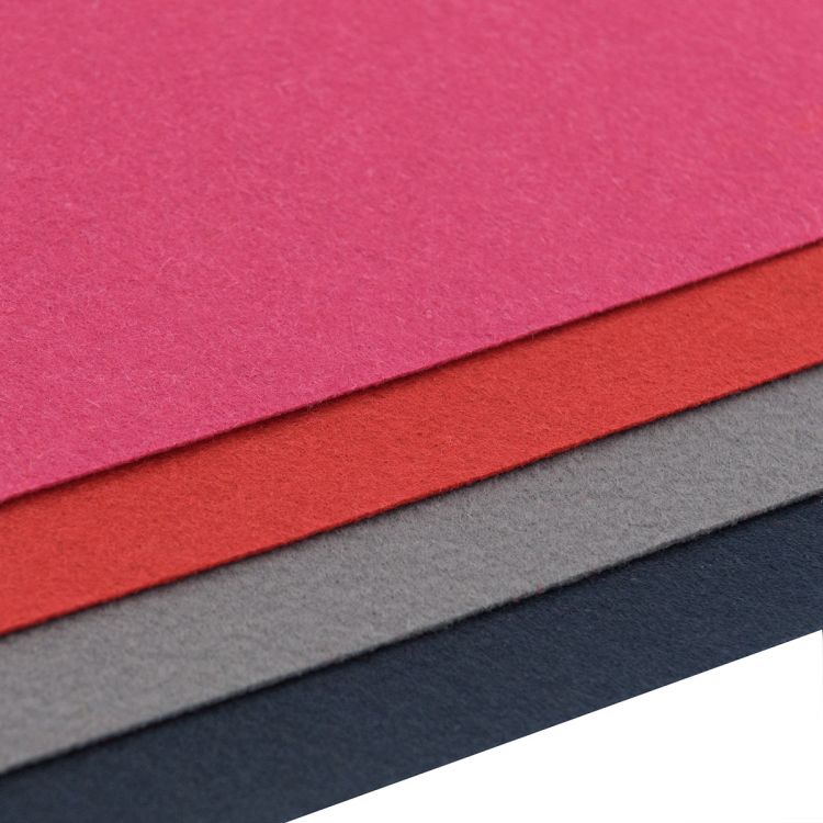 Фетр листовой жесткий ассорти, 1.0мм, 20х30см, 4 листа, Astra&amp;Craft (4 графит/серый/красный/розовый) — PalitraMastera