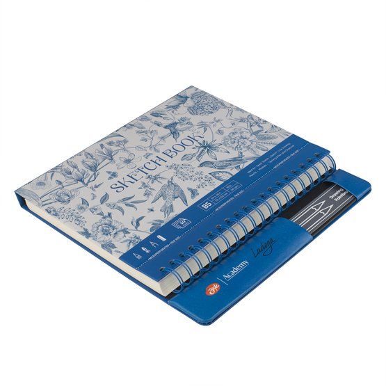 Скетчбук для графики "Ладога", синий, жесткая обложка, настольный, 160 г/м2, 17,5х25cм, 100% целлюлоза, 40 листов фото 1 &mdash; PalitraMastera