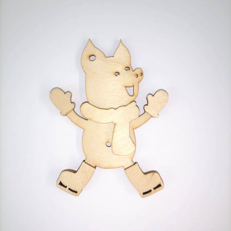 Плоская фигурка &quot;Хрюша&quot; (набор) — PalitraMastera