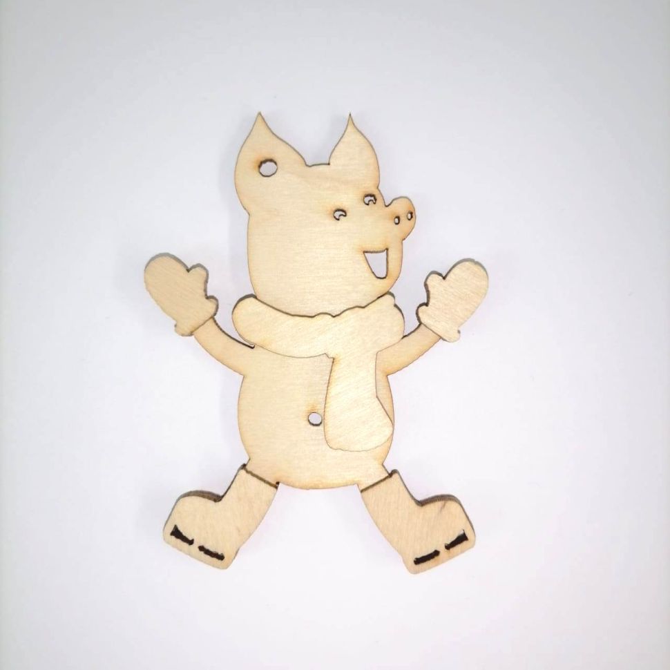 Плоская фигурка "Хрюша" (набор) фото 1 &mdash; PalitraMastera