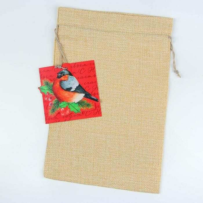 Мешок подарочный «Снегирь», 20 30 см  5044048 — PalitraMastera