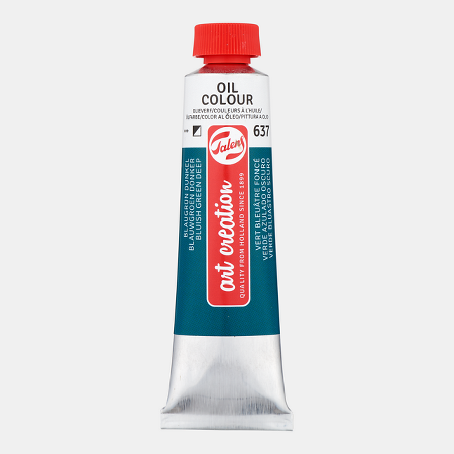 Краска масляная Art Creation туба 40мл №637 Синевато-зеленый насыщенный фото 1 — PalitraMastera