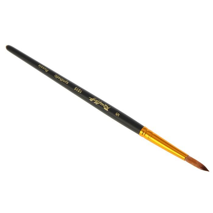 Синтетика кр.п/колонок ручка кор.черная № 05 /Roubloff /1S15 ЖS1-05,05Ж фото 1 — PalitraMastera