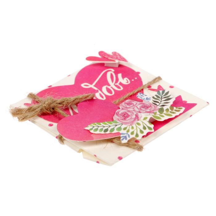 Набор для создания открытки &quot;Счастье, когда мы вместе&quot;, 21 х 14,5 см  1552345 — PalitraMastera