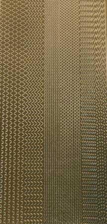 Контурные стикеры ВОЛНИСТЫЕ ЛИНИИ золотые SCB 1500430 фото 1 &mdash; PalitraMastera