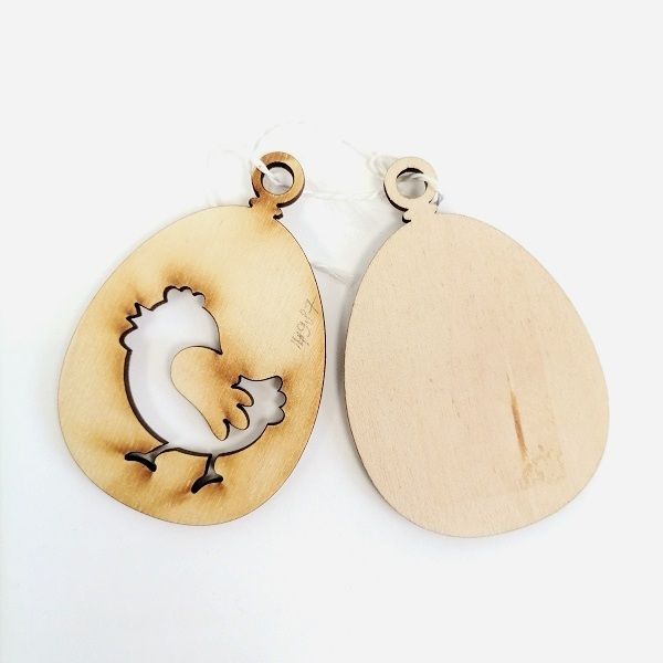 Бирочка-подвеска "Цыпленок", (2 шт.) фото 1 &mdash; PalitraMastera