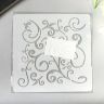 Трафарет пластик "Завитки - растительный узор" 13х13 см  4346858 фото 3 &mdash; PalitraMastera