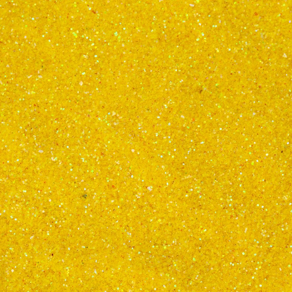 Блестки декоративные Декола, размер 0,3 мм, желтый радужный фото 1 — PalitraMastera