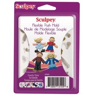 Sculpey Эластичные формочки для пластики, Семья--- — PalitraMastera