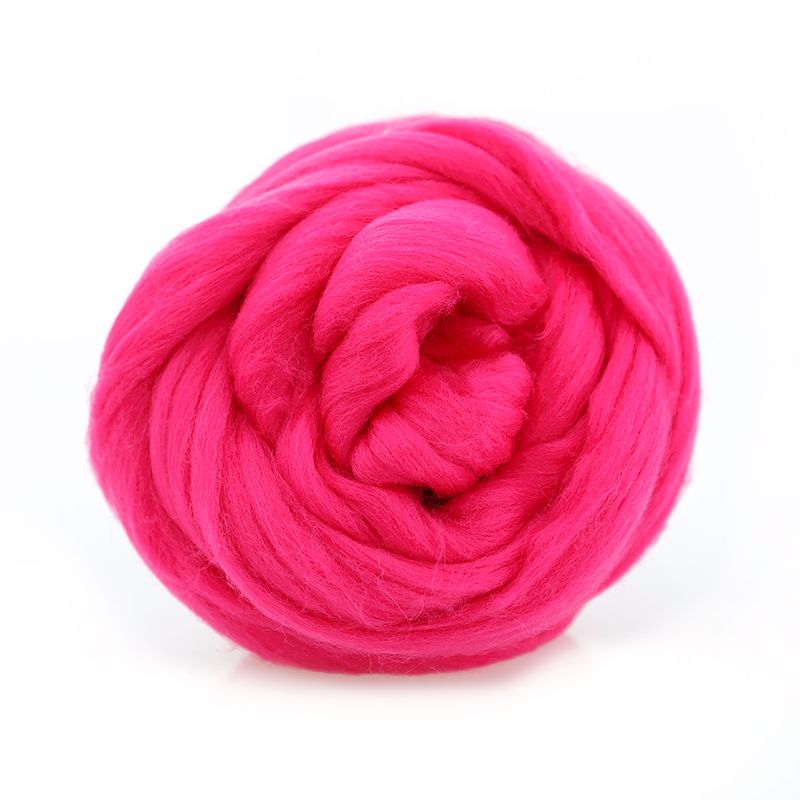 Тонкая шерсть100%  мальва №1014, 100гр мериносовая для валяния фото 1 &mdash; PalitraMastera