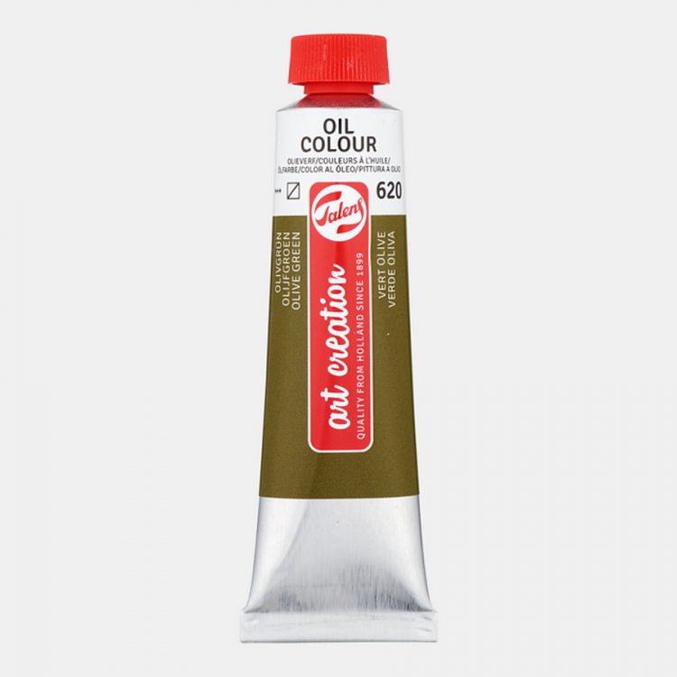 Краска масляная Art Creation туба 40мл №620 Зеленый оливковый — PalitraMastera