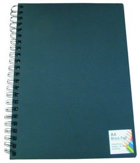 Альбом для набросков из черной бумаги, DK19220A5, А5, плотн. 140 г/м2, 30 листов фото 1 &mdash; PalitraMastera