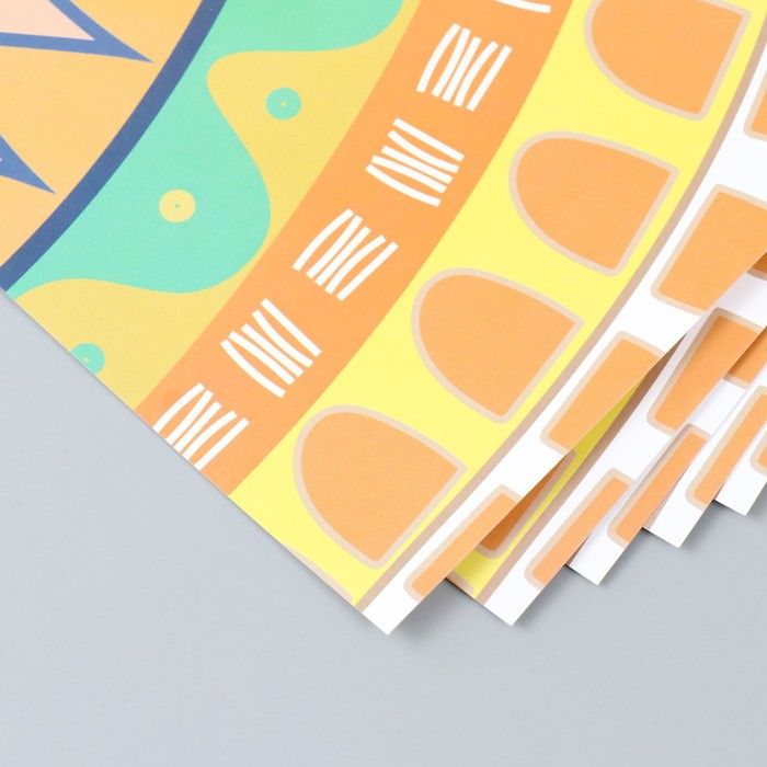 Бумага для скрапбукинга &quot;Этнические узоры&quot; плотность 180 гр 30,5х32 см  7907983 — PalitraMastera