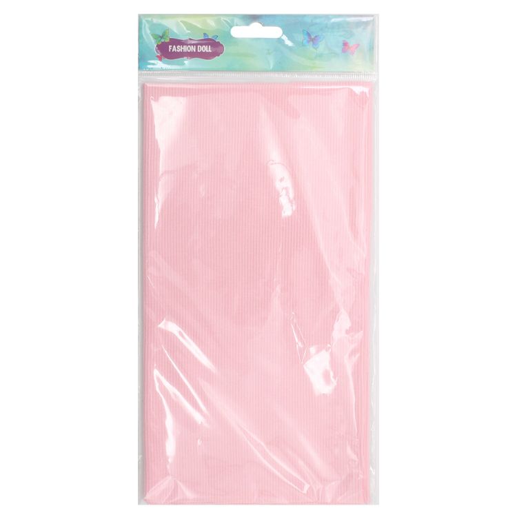 27745 Кашкорсе с лайкрой 30/1, 25*57см (+/-2см) 95% х/б+5% лайкр, цв.розовый 9509а — PalitraMastera