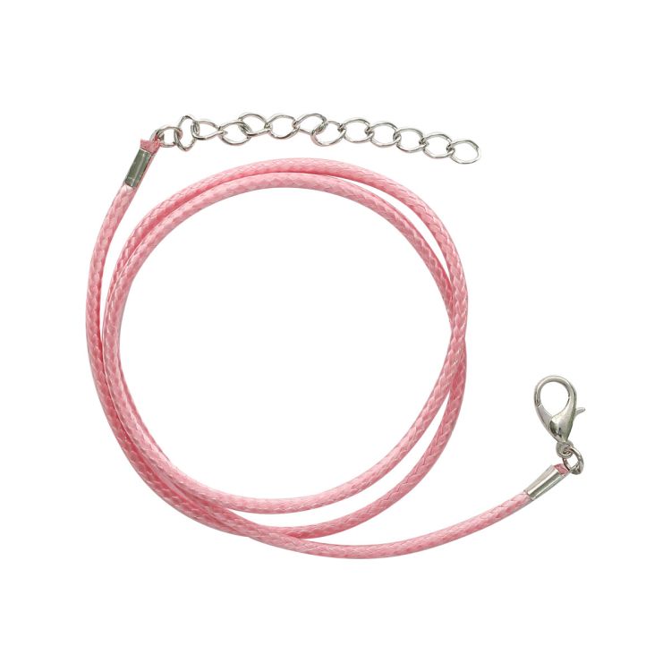 4AR343 Шнур вощеный с замком, 2мм, 45см. Astra&amp;Craft (42 светло-розовый) — PalitraMastera