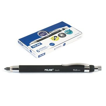 Карандаш автомат. MILAN "Touch" 5,2 мм, с точилкой, с клипом фото 1 — PalitraMastera