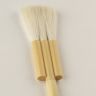 Кисть из козы "Сонет", трубчатый флейц, 3 линий, бамбуковая ручка, №21 (21 мм) фото 2 — PalitraMastera
