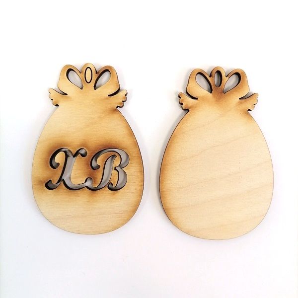 Бирочка-подвеска "ХВ", (2 шт.) фото 1 &mdash; PalitraMastera