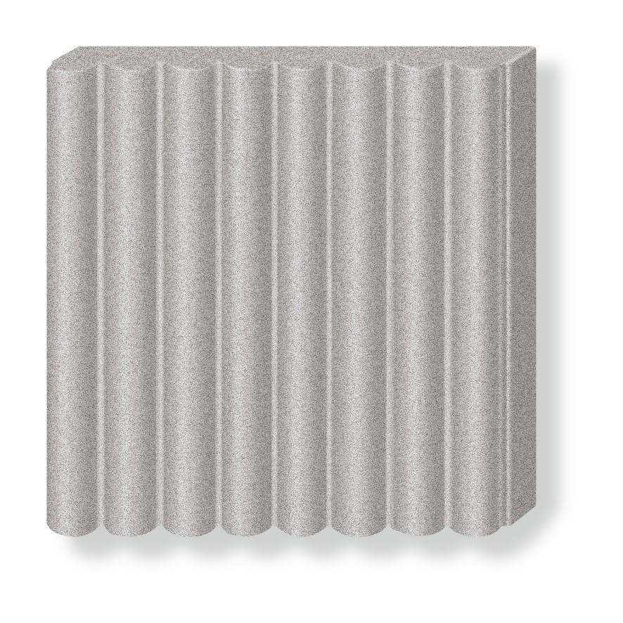 Пластика (в печке запекаемая масса) Fimo effect серебро брус 56г фото 1 — PalitraMastera