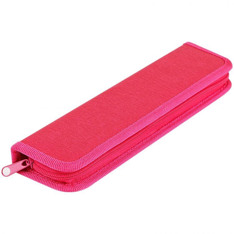 Пенал для кистей ArtSpace "Magenta", 270*68мм, PU кожа, софт-тач &mdash; PalitraMastera