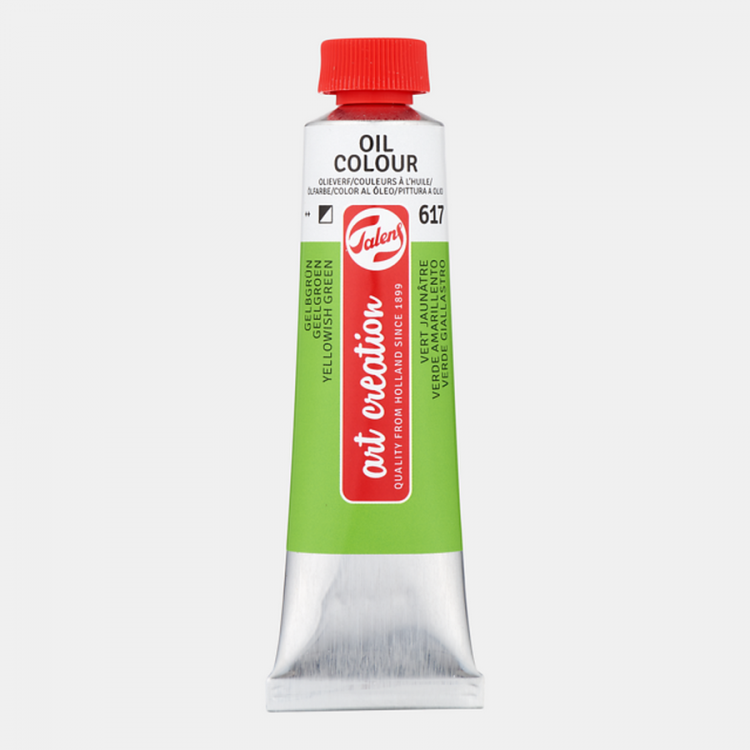 Краска масляная Art Creation туба 40мл №617 Желтовато-зеленый — PalitraMastera