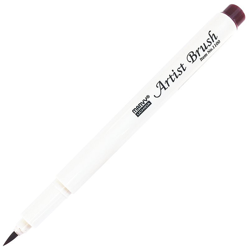Маркер-кисть, акварельные чернила на водной основе English Red MAR1100/28 /Marvy фото 1 — PalitraMastera