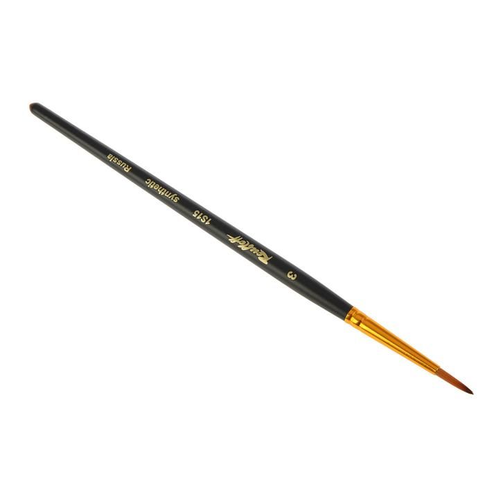 Синтетика кр.п/колонок ручка кор.черная № 03 /Roubloff /1S15 ЖS1-03,05Ж — PalitraMastera