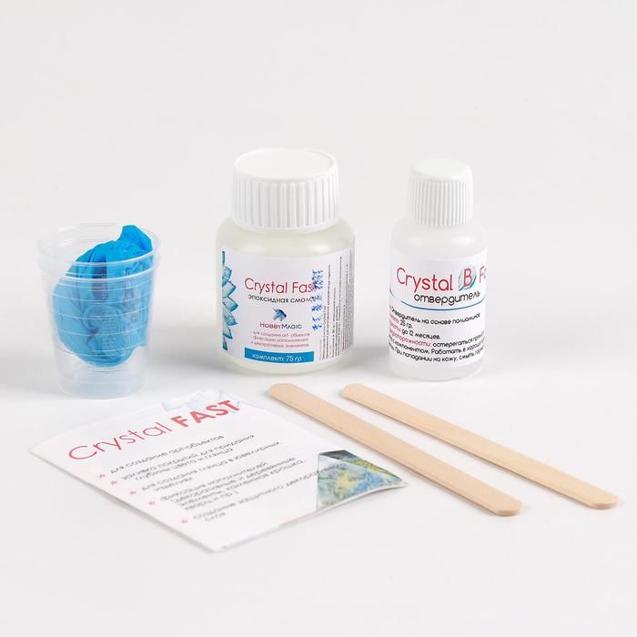 Эпоксидная смола Crystal Fast, 75 гр.  4282471 — PalitraMastera