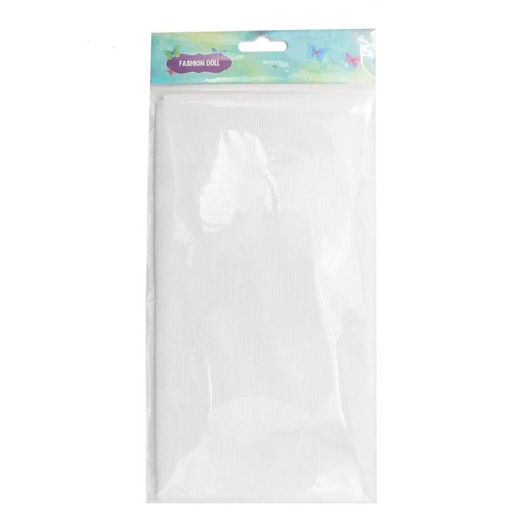 27744 Кашкорсе с лайкрой 30/1, 25*55см (+/-2см) 95% х/б+5% лайкр, цв.белый 9000 — PalitraMastera