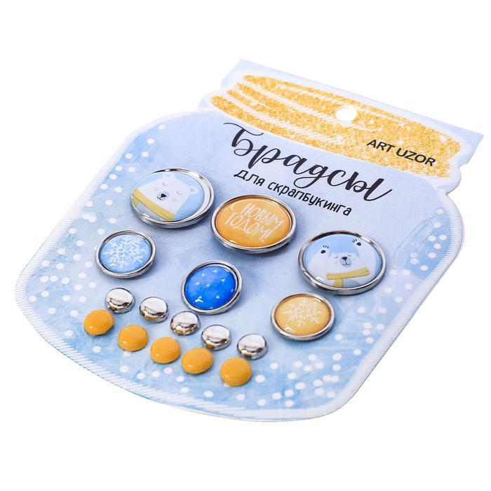 Брадсы для скрапбукинга в наборе «Мои зимние сны», 8 х 10 см — PalitraMastera
