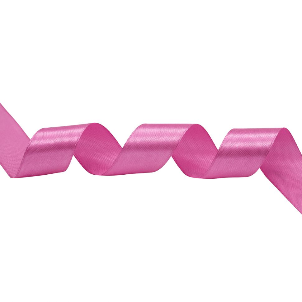 Лента атласная 2,5см*22,86м (023 светлая фуксия) фото 1 — PalitraMastera