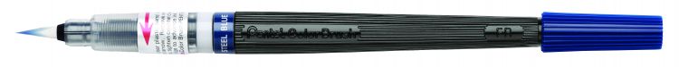 Кисть с краской Colour Brush в блистере, стальной синий цвет — PalitraMastera
