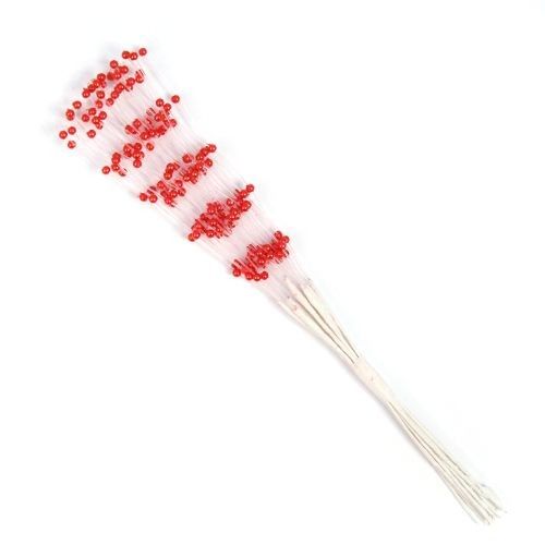 Цветы HF14102601, 4мм*19см (красный) — PalitraMastera